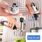 Anubhav Janni Oil Port Cap Bottle Dispenser Nozzle Stopper Pourer Leak Proof Pour Olive Vinegar Liquor Wine Free Flow Kitchen Top Cover Flip Lid Universal Fit and Premium Precise (Pack Of 4 Pcs) - Image 6