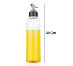 Anubhav Janni 1000ml Plastic Oil Dispenser Dispenser Bottle for Kitchen Leakproof Cooking Container Tools Litre Accessories Items Transparent Pourer Sauce Vinegar Liquid  Cap (Pack Of 1 Pcs) - Image 2