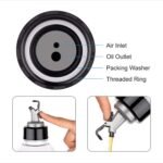 Anubhav Janni 1000ml Plastic Oil Dispenser Dispenser Bottle for Kitchen Leakproof Cooking Container Tools Litre Accessories Items Transparent Pourer Sauce Vinegar Liquid  Cap (Pack Of 1 Pcs) - Image 8