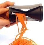 Anubhav Janni Spiral Vegetable Slicer Cutter Noodle Maker Grater Peeler and Salad Decorator Spiralizer Fruit Kitchen Tool for Noodles Carrot Cucumber Potato - Image 3