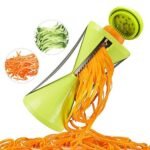 Anubhav Janni Spiral Vegetable Slicer Cutter Noodle Maker Grater Peeler and Salad Decorator Spiralizer Fruit Kitchen Tool for Noodles Carrot Cucumber Potato - Image 5