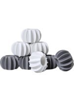 Anubhav Janni Silicone Stain Remover Laundry Balls for Washing Machine Reusable Anti Winding Lint Catcher Pet Hair Dirt Deep Cleaning Clothes With Textured Scrub Surface Fabric (Pack Of 10 Pcs)