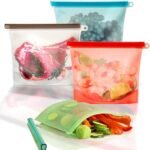 Anubhav Janni 1000 Ml Silicon Bag Reusable Silicone Food Storage Bags Airtight Leakproof Zip Lock Eco Friendly Microwave  Freezer Safe For Food Veggies Meal Prep (Pack OF 1 Pcs) - Image 5