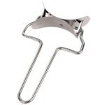 Anubhav Janni Stainless Steel Puri Cutter Degree Rotation Dough Circle Roller Machine with Handle Cookies Home Baking Tools Skin Wrapper Maker Women Kitchen poori Women (Pack Of 1 Pcs)