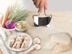 Anubhav Janni Stainless Steel Puri Cutter Degree Rotation Dough Circle Roller Machine with Handle Cookies Home Baking Tools Skin Wrapper Maker Women Kitchen poori Women (Pack Of 1 Pcs) - Image 3