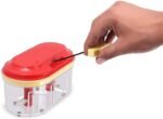 Anubhav Janni Twin Chopper Vegetable and Nuts Dori Dual Blades Twins Percent Bpa Free Food Grade Plastic with Stainless Steel Multi Color Multipurpose Manual Fruit Chopper (Pack Of 1 Pcs) - Image 5