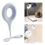 Anubhav Janni Intelligent Voice Control Usb Table Night Light  Lamp Activated Lights Smart Home Learning and Office Reading Light Silicone Plastic lamp Led Study Outdoor (Pack Of 1 Pcs)