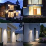 Anubhav Janni Solar Wall Bulb Lamp Sun Powered Light Outdoor with Motion Sensor Waterproof Exterior LED Sconce Lamp Auto Charging Security Outdoor Sensor Lighting Modes Lantern (Pack Of 1 Pcs) - Image 6