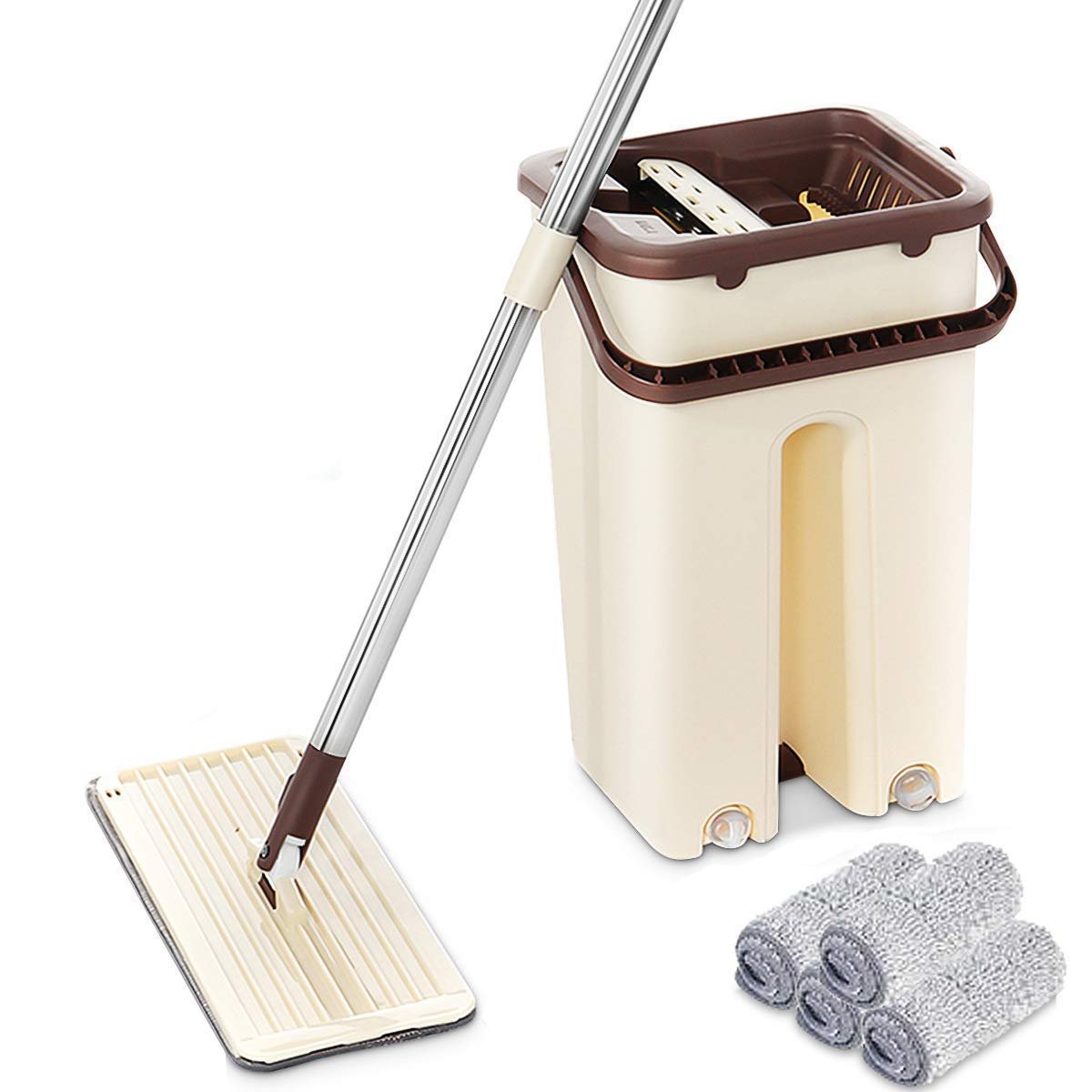 Anubhav Janni Scratch Home And Office Cleaning Mop Easy Magic Floor Degree Bucket Microfiber Spinning Rotating Head Home And Mop Cleaner Pro Very Clean Home (Pack Of 1 Pcs) Anubhav Janni Scratch Home And Office Cleaning Mop Easy Magic Floor Degree Bucket Microfiber Spinning Rotating Head Home And Mop Cleaner Pro Very Clean Home (Pack Of 1 Pcs) - Image 1