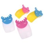 Anubhav Janni Water Faucet Extender Kids Shower Animal Tap Extension for Kitchen Sink Multicolor Flexible Silicone Adults Bathroom Basin Border Easy Hand Washing with Duck Mouth (Pack Of 1 Pcs)