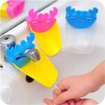 Anubhav Janni Water Faucet Extender Kids Shower Animal Tap Extension for Kitchen Sink Multicolor Flexible Silicone Adults Bathroom Basin Border Easy Hand Washing with Duck Mouth (Pack Of 1 Pcs) - Image 5