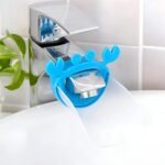 Anubhav Janni Water Faucet Extender Kids Shower Animal Tap Extension for Kitchen Sink Multicolor Flexible Silicone Adults Bathroom Basin Border Easy Hand Washing with Duck Mouth (Pack Of 1 Pcs) - Image 6