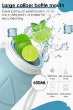 Anubhav Janni Silicone Foldable Water Bottle Leak Proof Travel Reusable Drinking Gym Trekking Camping Outdoor Collapsible Leakproof Portable Sports with Strap Hiking Gym (Pack Of 1 Pcs) - Image 5