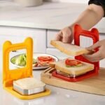 Anubhav Janni Stainless Steel Square Sandwich Mold Maker Cutter And Sealer Pocket Sandwiches Maker Bread for Cookie Cutters Lunchbox Home Kitchen (Pack Of 1 Pcs) - Image 2