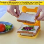 Anubhav Janni Stainless Steel Square Sandwich Mold Maker Cutter And Sealer Pocket Sandwiches Maker Bread for Cookie Cutters Lunchbox Home Kitchen (Pack Of 1 Pcs) - Image 6