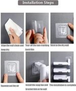 Anubhav Janni 3 Layer Soap Dish Holder Self Adhesive Saver Box Storage Super Powerful for Bathroom Shower and Kitchen Wall Mounted Rotatable Storage Foldable (Pack Of 1 Pcs) - Image 3