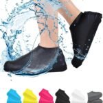 Anubhav Janni Silicon Shoes Cover Silicone Non Slip Shoe Covers Portable Rain Boots for Men Women Outdoor Waterproof Covers Reusable Cycling Outdoor Camping Fishing Garden Shoe Men Kids (1 Pair)