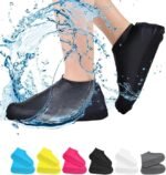 Anubhav Janni Silicon Shoes Cover Silicone Non Slip Shoe Covers Portable Rain Boots for Men Women Outdoor Waterproof Covers Reusable Cycling Outdoor Camping Fishing Garden Shoe Men Kids (1 Pair)