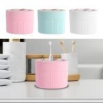 Anubhav Janni 5 Compartments Toothbrush Holder And Toothpaste For Family Shower Pack of Modern Wall Mounted Holder Plastic Bathroom Storage Container Design (Pack Of 1 Pcs) - Image 6