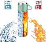Anubhav Janni Vacuum Flask Set (500 Ml) Hot and Cold Insulated Double Layer Thermos for Tea Coffee Water Travel Friendly Ideal Gifting Green Wall Stainless Steel Bottle Water (Pack Of 1 Pcs) - Image 6
