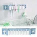 Anubhav Janni Mighty Rack Plastic Wall Mount Kitchen For Utensils Cutlery Holder Serving Spoons Bathroom Storage Clip Hanging Insert Organizer Shelf Hook Self Adhesive Mounted (Pack Of 1 Pcs) - Image 6
