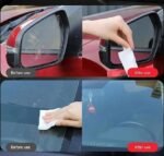Avantara Creation Car Glass Anti Fog Wipes Oil Film Cleaning Cleaner Anti Fog Windshield Defogger Stain Remover for Interior Exterior Anti Mist Windows Mirrors (Pack Of 10 Pcs) - Image 2