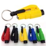 Avantara Creation 3 In 1 Super Mini Safety Window Glass Breaker In Seat Belt Cutter Rescue Hammer Car Life Saving Escape Tool Emergency Breaker Seatbelt Cutter And Puncher Cutter (Pack Of 1 Pcs)