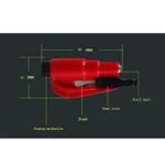 Avantara Creation 3 In 1 Super Mini Safety Window Glass Breaker In Seat Belt Cutter Rescue Hammer Car Life Saving Escape Tool Emergency Breaker Seatbelt Cutter And Puncher Cutter (Pack Of 1 Pcs) - Image 4