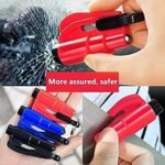 Avantara Creation 3 In 1 Super Mini Safety Window Glass Breaker In Seat Belt Cutter Rescue Hammer Car Life Saving Escape Tool Emergency Breaker Seatbelt Cutter And Puncher Cutter (Pack Of 1 Pcs) - Image 8