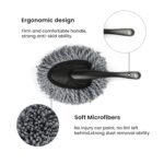 Anubhav Janni Small Car Duster Super Soft Microfiber Cleaning Brush Ideal Mop Duster Exterior With Handle Multipurpose Dust Cleaner For Home Car Kitchen Office (Pack OF 1 Pcs) - Image 4