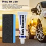 Avantara Creation Car Scratches Repair Kit Remover Scratch Paint Body Compound Paste Touch Up Clear Deep Polishing Wax for Cars Bikes Motorcycles ream Sponge Restoration Glossy (Pack Of 1 Pcs) - Image 7