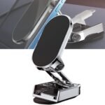 Anubhav Janni Magnetic Phone Holder Mobile Rotation Car Holder For Dashboard Degree Stand Universal Cell Alloy Folding Compatible with Perfect  Foldable Metal Strong Rotatable (Pack Of 1 Pcs)