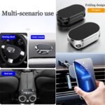 Avantara Creation Magnetic Phone Holder Mobile Rotation Car Holder For Dashboard Degree Stand Universal Cell Alloy Folding Compatible with Perfect  Foldable Metal Strong Rotatable (Pack Of 1 Pcs) - Image 7