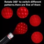 Avantara Creation Usb Led Car Projector Decorative Light USB Roof Star Lights Mini LED Night Lamp Adjustable Atmosphere Home Ceiling Decor Interior Room Laser (Pack Of 1 Pcs) - Image 5