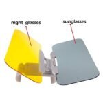 Anubhav Janni Hd Visor Glass HD for Car Day and Night Polarized Sun Visor Anti Glare UV Blocking Protection Vehicle Windshield Sunshade Clearer Vision Safe Driving Car Extension (Pack Of 1 Pcs) - Image 5