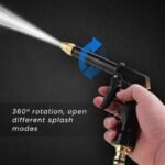 Anubhav Janni Black Metal Spray Gun With Trigger High Pressure Water Gun And Nozzle Ergonomic Handle Metal Rubber Mini Washer Car Wash Multi Pattern (Pack Of 1 Pcs) - Image 3