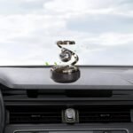 Avantara Creation Solar Car Air Freshener Solar Powered Rotating Aromatherapy Diffuser Refillable Eco Friendly Dashboard Purifier for Interior Aroma Freshener (Pack Of 1 Pcs) - Image 3