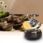 Avantara Creation Solar Car Air Freshener Solar Powered Rotating Aromatherapy Diffuser Refillable Eco Friendly Dashboard Purifier for Interior Aroma Freshener (Pack Of 1 Pcs) - Image 4