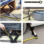 Anubhav Janni Universal Car Jack Retchet Wrench With Accessories Original Ratchet Wrench  Forward and Reverse knob Labor Saving Design Scissor Lift Speed Handle (Pack Of 1 Pcs) - Image 2