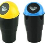 Anubhav Janni Car Trash Bin Interior Accessories Dustbin Mini Bin Compact Garbage Bike Bin Storage Glass Dust Universal Size Fits in All Bin Car Can Car Bucket Bag (Pack Of 2 Pcs)