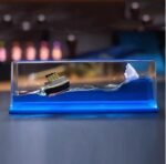 Avantara Creation Titanic Wave Cruise Ship Liquid Decoration And Iceberg That No Longer Sinks Suitable For Car Bedroom Bathroom Sensory Play Desk Paperweight Interior Dashboard (Pack OF 1 Pcs) - Image 4