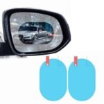 Anubhav Janni Anti fog Film(oval) Bike Car Anti Fog Film Oval Shaped  Mirror Rainproof Anti Water Protective Sticker Safe Driving Royal Enfield Thunderbird Adventure Universal (Pack Of 2 Pcs)