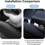 Anubhav Janni Car Seat Gap Filler Universal Organizer EVA Pad With Buckle Base Fills Space Between Console Phone Holder Blocker For Cars Trucks Pads Fit Cars accessories (Pack Of 2 Pcs) - Image 5