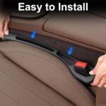 Avantara Creation Car Seat Gap Filler Universal Organizer EVA Pad With Buckle Base Fills Space Between Console Phone Holder Blocker For Cars Trucks Pads Fit Cars accessories (Pack Of 2 Pcs) - Image 6