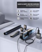 Avantara Creation Portable Powerful Car Vacuum Cleaner Swiss Premium Wireless For Home Car Living Room Dust Collection Lighting Pet Hair with Motor Home Office Motor Suction (Pack Of 1 Pcs) - Image 6