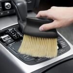 Avantara Creation Car Interior Cleaning Dust Brush AC Vents Brush Soft Duster Tool Automotive Dashboard Dirt Cleaner Black Auto Brushes Duster Bristles Detailing Dusting Dashboard (Pack Of 2 Pcs) - Image 2
