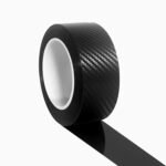 Avantara Creation Car Door Sill Tape (3cm) Carbon Fiber Protector Anti Scratch Waterproof PVC Protection Film Bumper Guard Scuff Plate Edge Interior Protective High Anti Scratch (Pack Of 1 Pcs)