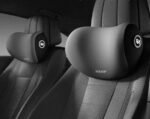 Anubhav Janni Memory Foam Car Head Rest Neck Pain Relief Pillow Seat and Cervical Support Relieves for Office Black Headrest Cushion Long Drives Adjustable Strap (Pack Of 1 Pcs) - Image 5