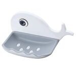 Anubhav Janni Fish Soap Dish Holder Self Draining Double Layers Shape Plastic Adhesive Waterproof Wall Mounted Bar Organizer Rack For Bathroom No Drill with Drainage Bathroom (Pack Of 2 Pcs) - Image 6