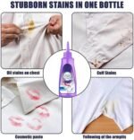 Anubhav Janni All Color Stain Remover For Clothes Color For  Multi Purpose Roll Bead Fabric Cotton Linen Polyester Blended Fabric Denim Down Jacket Strip Down Pan Instant (Pack Of 2 Pcs) - Image 4